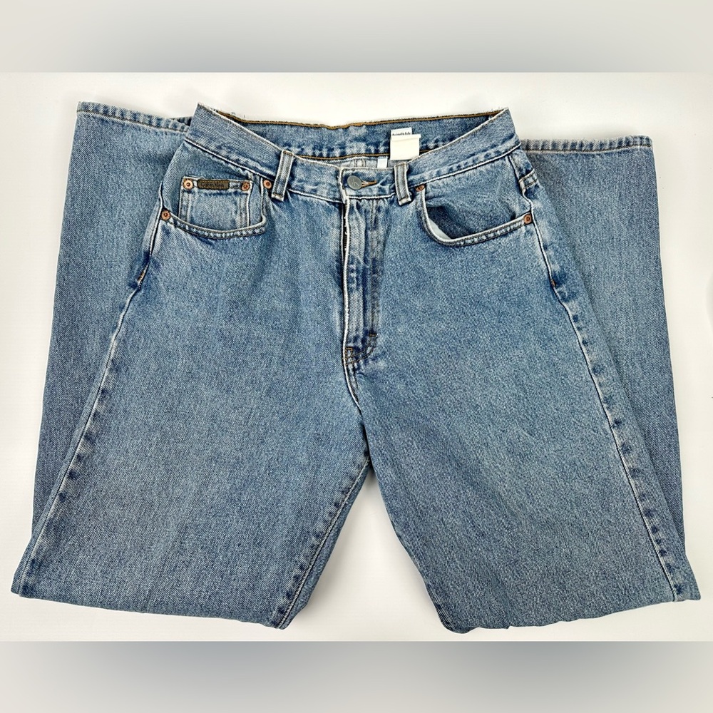Vintage Calvin Klein Women's High Rise Easy Fit Jeans Size 8 BDXJ135 Made In USA - Picture 5 of 10